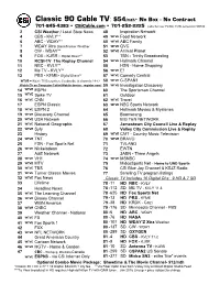 Channel Lineup