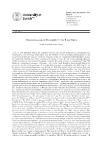 Characterization of Drosophila Cyclin J and Mps1