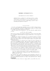 DEGREE 5 INVARIANT of E8 1. Introduction Let G Be a Split Simple