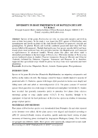 Diversity in Host Preference of Rotylenchus Spp. Y.S