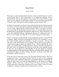 Donald Winch Stefan Collini the Dogma of Market Fundamentalism