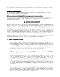 License Agreement for Estos Software