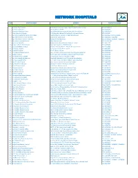 Network Hospitals