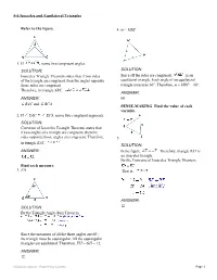 Refer to the Figure. 1. If Name Two Congruent Angles. SOLUTION: Isosceles Triangle Theorem States That If Two Sides of T