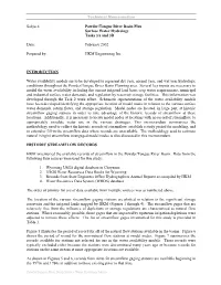 Subject: Powder/Tongue River Basin Plan Surface Water Hydrology Tasks 3A and 3B