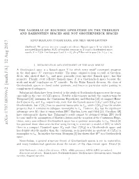 The Algebras of Bounded Operators on the Tsirelson and Baernstein