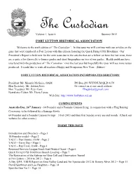 The Custodian Volume 1, Issue 6 Summer 2013