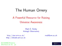 The Human Orrery