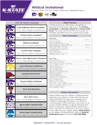 Wildcat Invitational January 6, 2018 | 9:30 A.M