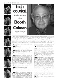 Booth Colman by Jeff Krueger