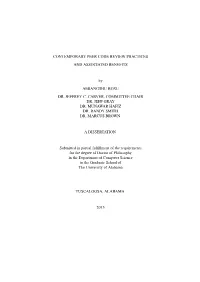 Contemporary Peer Code Review Practices and Associated Benefits