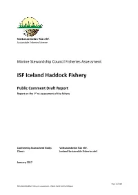 ISF Iceland Haddock Fishery