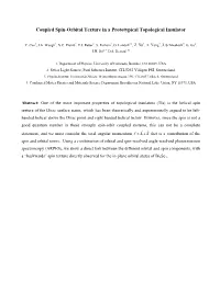 Coupled Spin-Orbital Texture in a Prototypical Topological Insulator