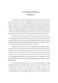 Iran in Botanical Perspective Mehdi Zarrei