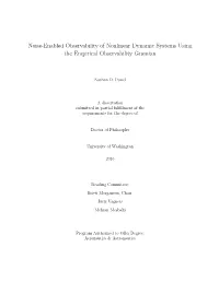 Noise-Enabled Observability of Nonlinear Dynamic Systems Using the Empirical Observability Gramian