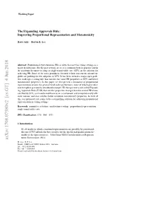 The Expanding Approvals Rule: Improving Proportional Representation and Monotonicity 3