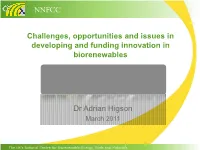 Biorefining and Bio-Based Products