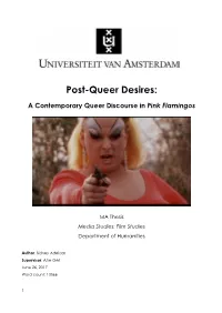 Post-Queer Desires