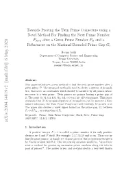 Towards Proving the Twin Prime Conjecture Using A