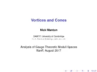 Vortices and Cones