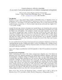 A Case Study of User-Group Representatives in Fisheries Management in Bangladesh