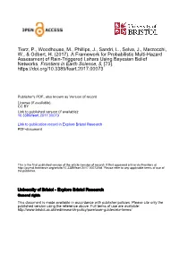 A Framework for Probabilistic Multi-Hazard Assessment of Rain-Triggered Lahars Using Bayesian Belief Networks