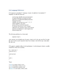 C64 Language Reference