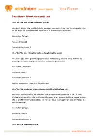 Mindmixer Input Report