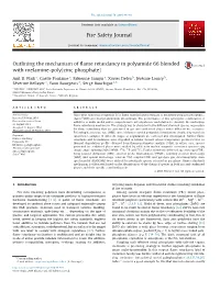 Outlining the Mechanism of Flame Retardancy in Polyamide 66