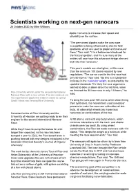 Scientists Working on Next-Gen Nanocars 26 October 2020, by Mike Williams