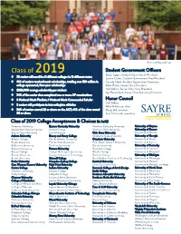 Class of 2019