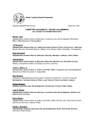 DRAFT Committee Assignments Republican Members