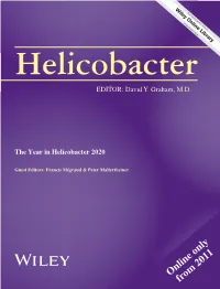 The Year in Helicobacter 2020