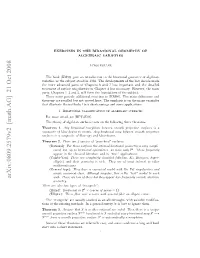 Arxiv:0809.2579V2 [Math.AG]