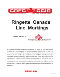 In an Effort to Standardize Ringette Line Markings Across the Country, the CRFC Has Worked in Consultation with Ringette Canada