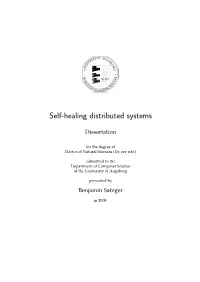 Self-Healing Distributed Systems