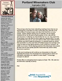 2018 September PWC Newsletter