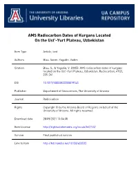 235 Ams Radiocarbon Dates of Kurgans Located on the Ust