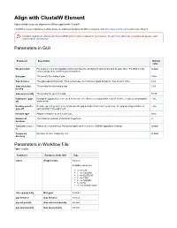 Align with Clustalw Element