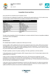 Competition Format and Rules