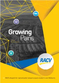 RACV's Blueprint for Road and Public Transport Projects Needed in Outer