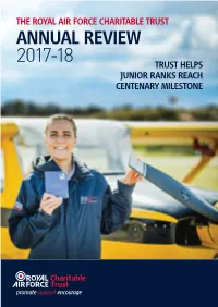 RAFCT Had Worked Hard with the Totalling £755,866