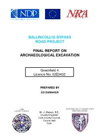 Ballincollig Bypass Road Project Final Report On