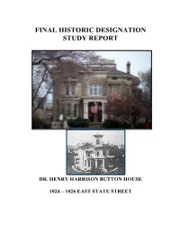 Final Historic Designation Study Report
