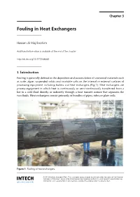 Fouling in Heat Exchangers