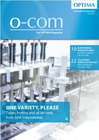 ONE VARIETY, PLEASE Tubes, Bottles and All Lot Sizes from ADA International 4 EDITORIAL PREVIEW