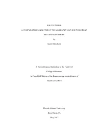 Pop Cultures: a Comparative Analysis of the American and South Korean Record Industries