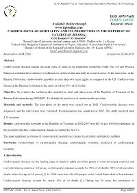 Issn: 0975-766X Coden