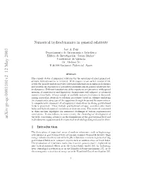 Numerical Hydrodynamics in General Relativity