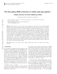 The Host Galaxy/AGN Connection in Nearby Early-Type Galaxies